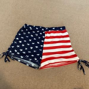 American flag shorts